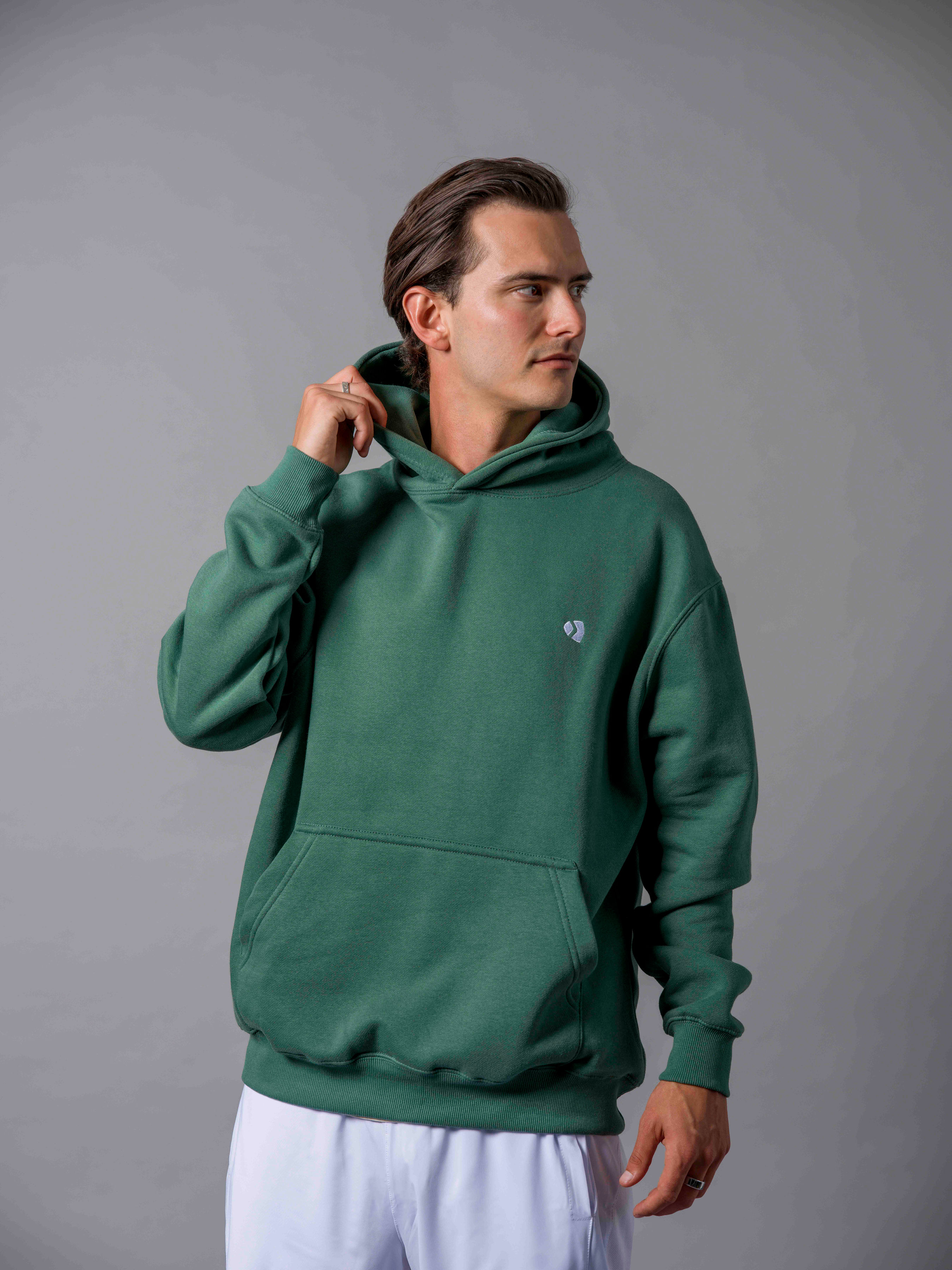 Court Hoodie - Moss Green