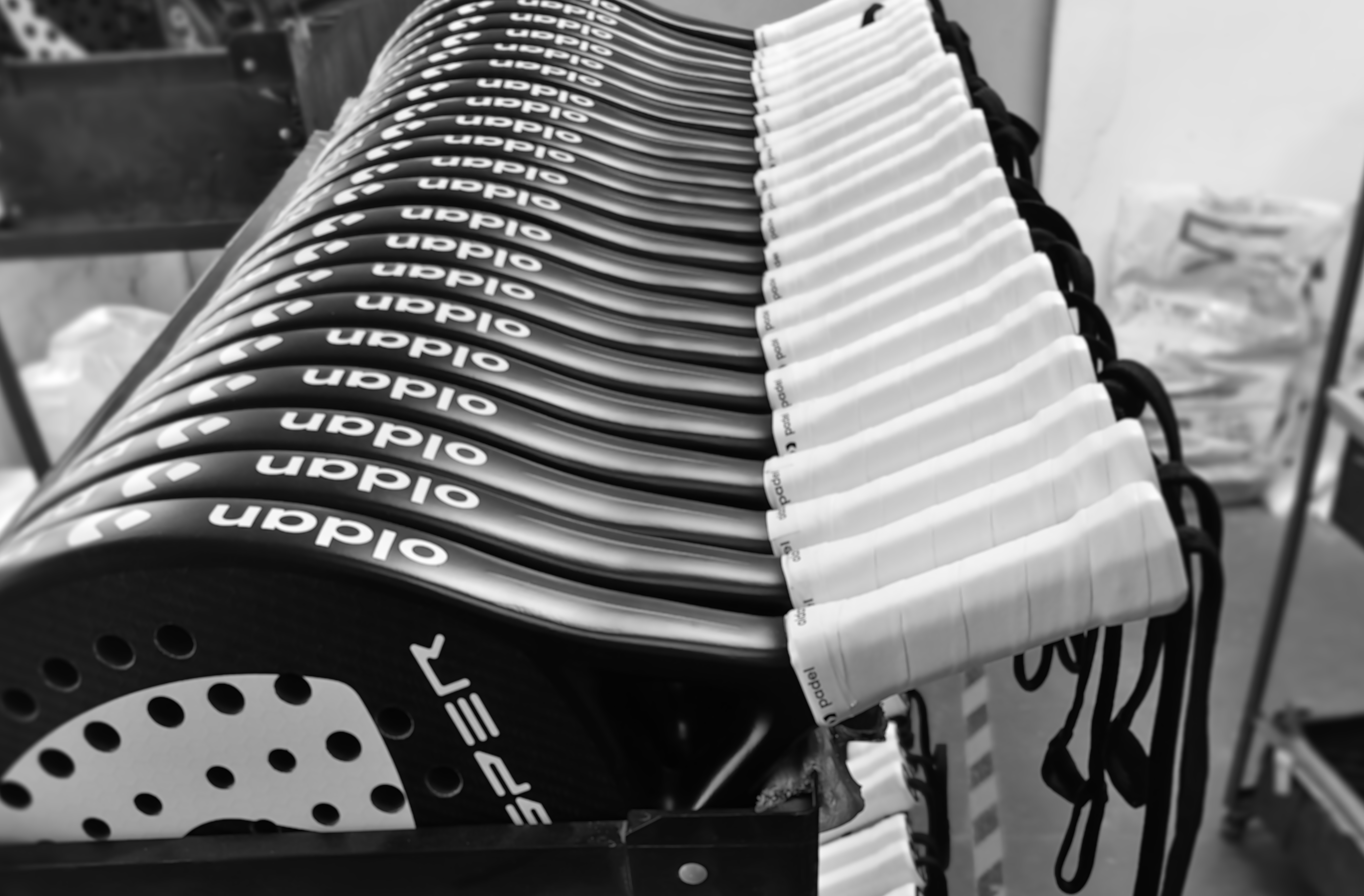 A line of premium padel rackets